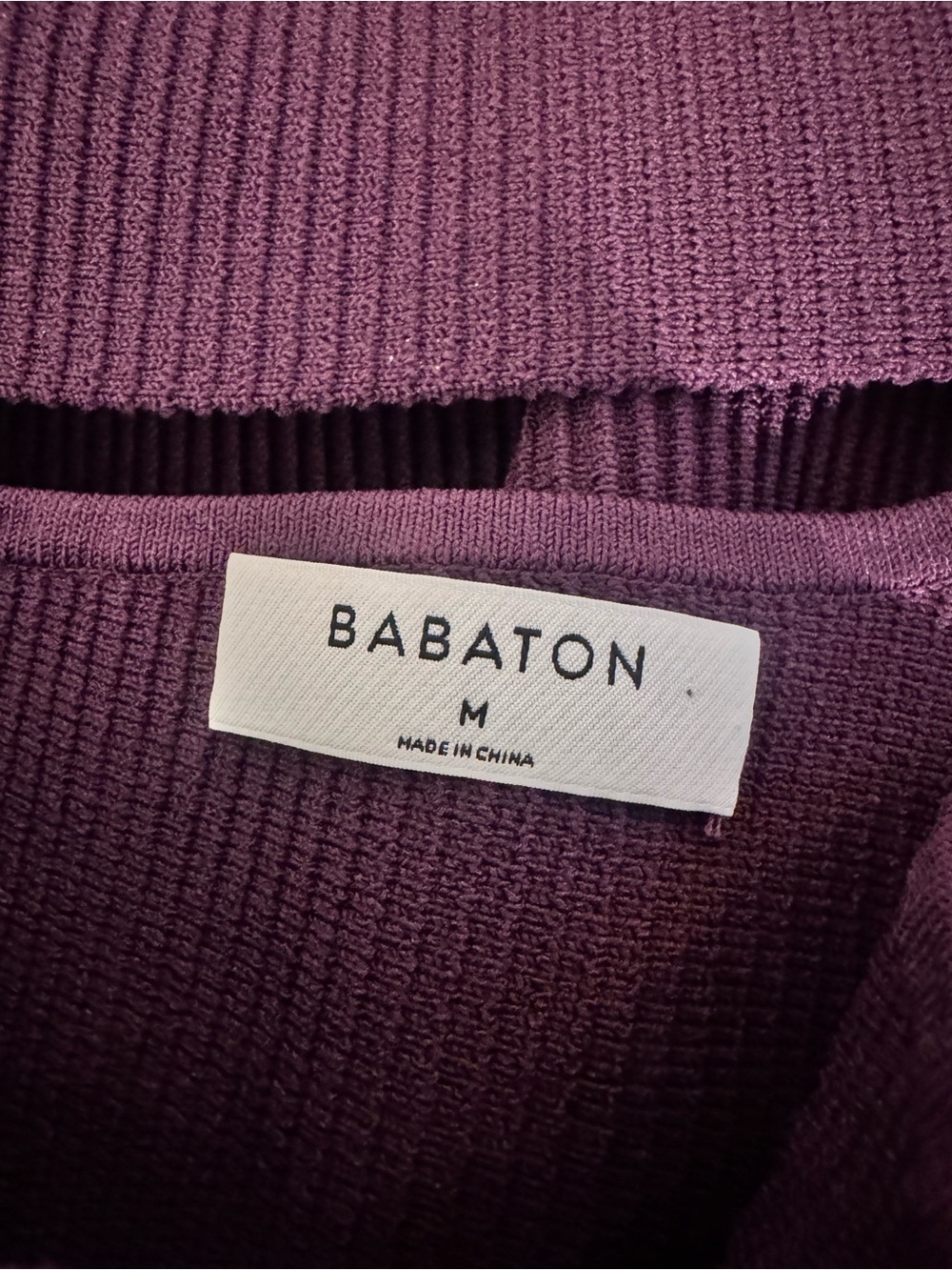 Aritzia Babaton Sculpt Knit One-Shoulder Mini Dress in Purple - Picture 8 of 10